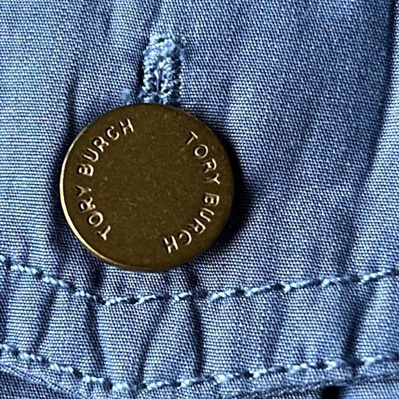 Tory Burch Cotton Brigitte Button Down Military Style Shirt Blouse. - Picture 5 of 5